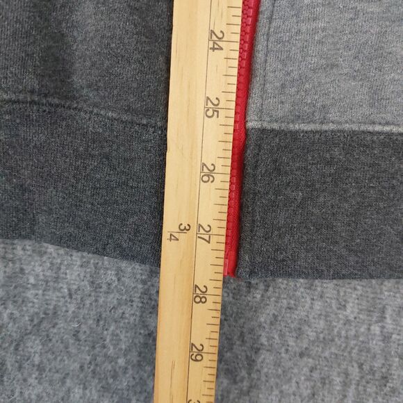 Fox Racing Men's Large Flight Enigma Zip Front Fleece Hoodie Gray Fox Head Rare - Picture 7 of 9